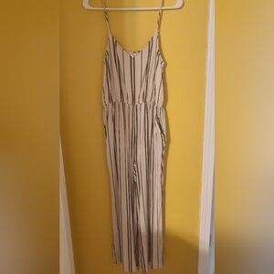 Green and White Women's Jumpsuit